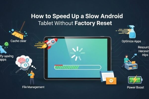 How to Speed Up a Slow Android Tablet Without Factory Reset